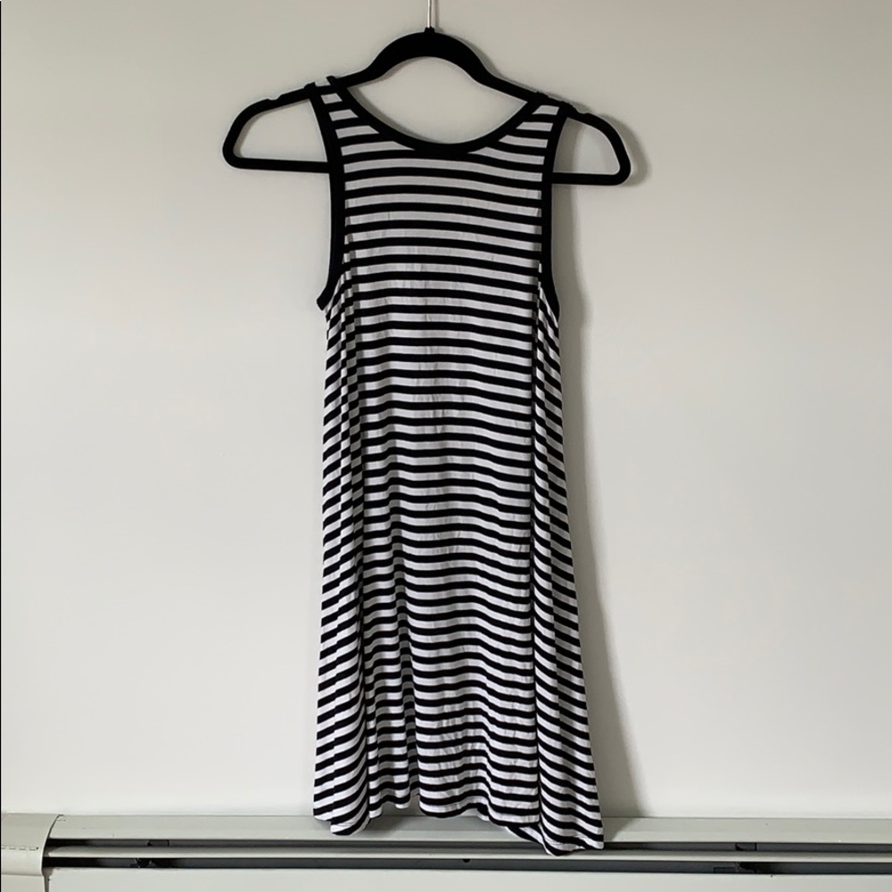 Striped t-shirt dress